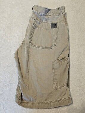 Vintage The North Face A5 Series Size 32 L Khaki Cotton Utility Shorts Gorpcore